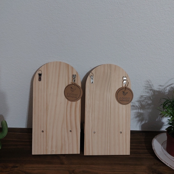 Boho Wooden Arch Rainbow Shelves Set Of 2 Boho Minimalist Decor Natural Wood - Picture 14 of 16